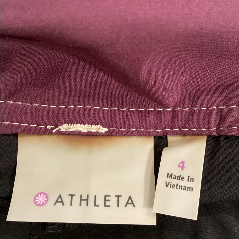 Athleta “Whatever Pleted Skort” Black Women's 4 Y2K - Picture 5 of 12